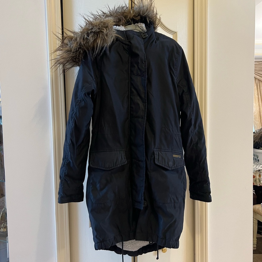 Abercrombie & Fitch XXS Black Coat